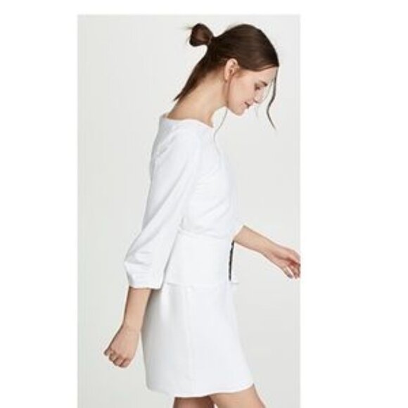 Tibi Shirred Sleeve with Removable Belt Dress Size 6 - Picture 5 of 15